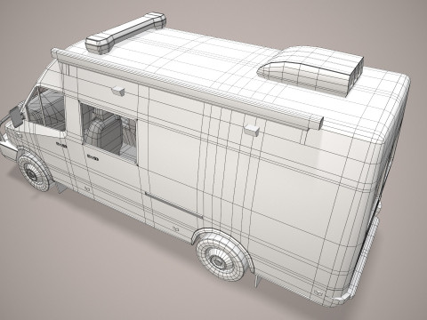 ARFF消防车--394-- 3D 模型