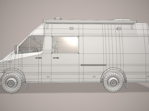 ARFF消防车--394-- 3D 模型