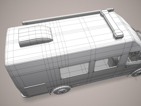 ARFF消防车--394-- 3D 模型