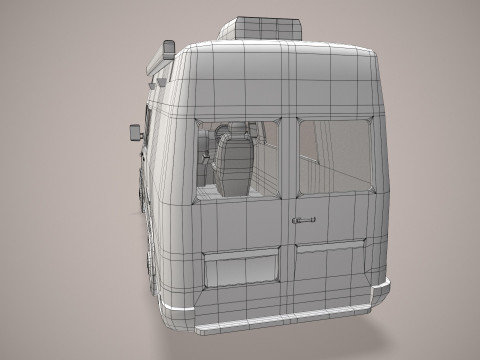 ARFF消防车--394-- 3D 模型