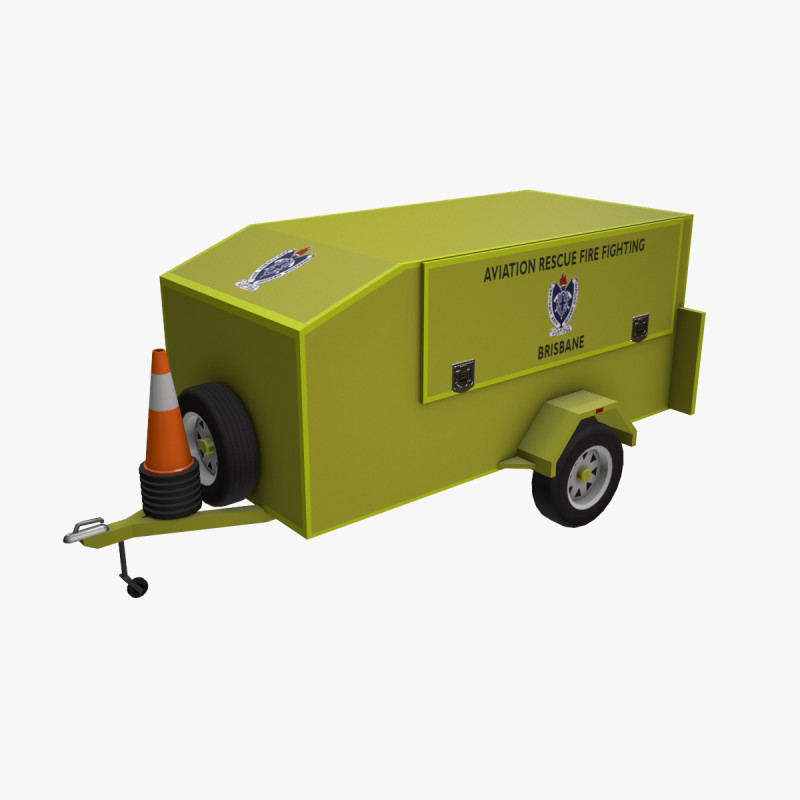 Cuplikan Dukungan ARFF --395-- Model 3D .c4d .max .obj .3ds .fbx .stl .blend 