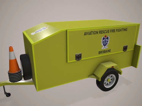 ARFF Support Trailer --395-- 3D Model