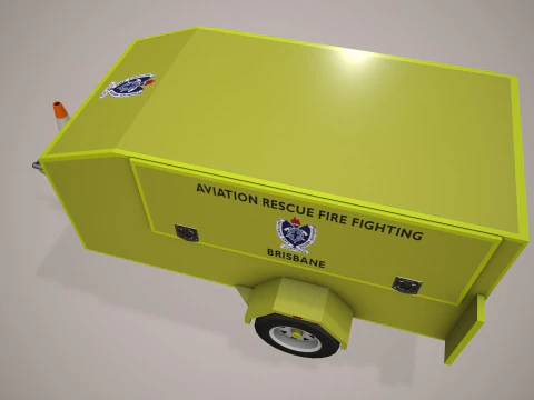 ARFF Support Trailer --395-- 3D Model