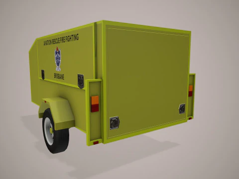 ARFF Support Trailer --395-- 3D Model