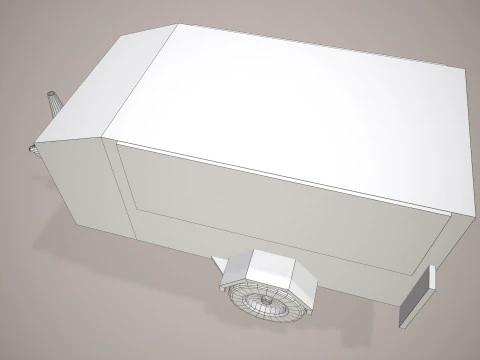 ARFF Support Trailer --395-- 3D Model