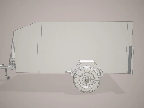 ARFF Support Trailer --395-- 3D Model
