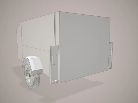 ARFF Support Trailer --395-- 3D Model