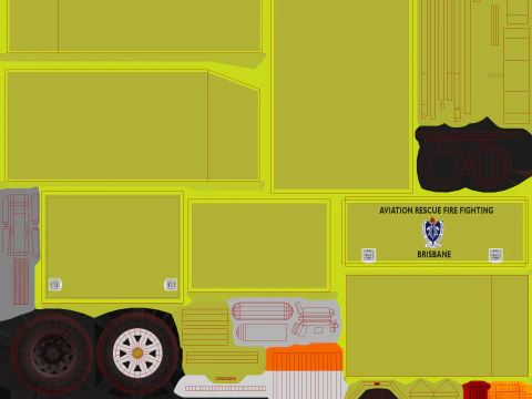 ARFF Support Trailer --395-- 3D Model