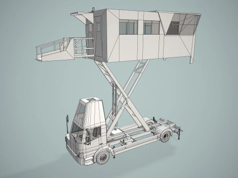 Airport Autolift --398-- 3D Model