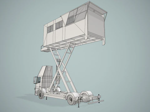 Airport Autolift --398-- 3D Model