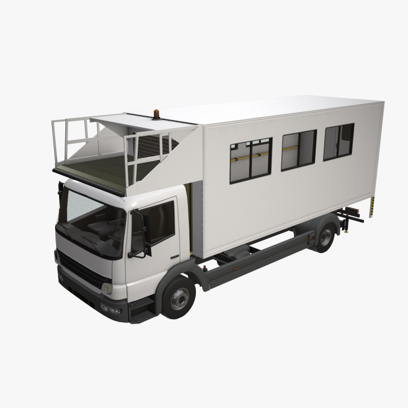 Airport Autolift --399-- 3D Model .c4d .max .obj .3ds .fbx .stl .blend 