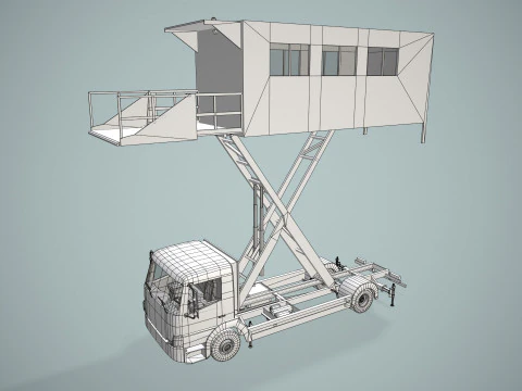 Airport Autolift --399-- 3D Model