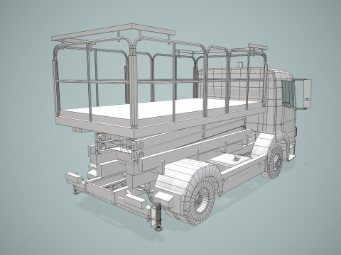 空港オートリフト --400-- 3Dモデル