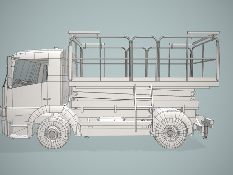 空港オートリフト --400-- 3Dモデル