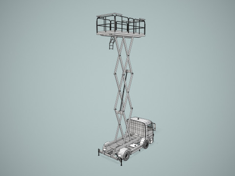 空港オートリフト --400-- 3Dモデル