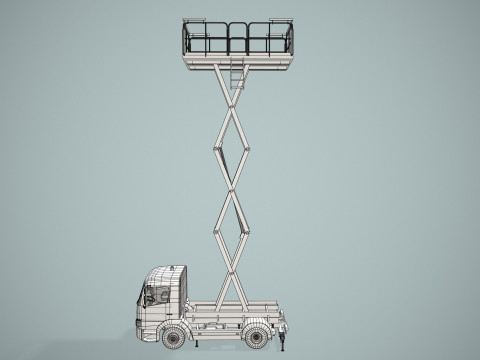 空港オートリフト --400-- 3Dモデル