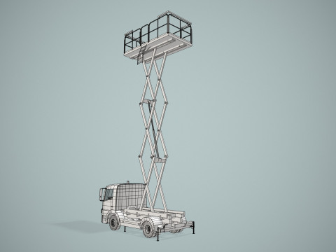 空港オートリフト --400-- 3Dモデル