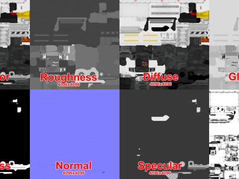 空港オートリフト --400-- 3Dモデル