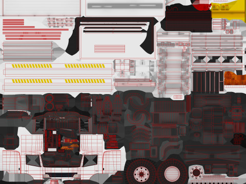 空港オートリフト --400-- 3Dモデル