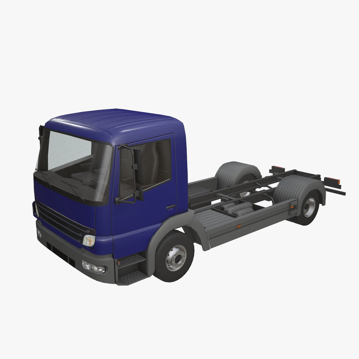 Truck Chassis --401-- 3D Model .c4d .max .obj .3ds .fbx .stl .blend