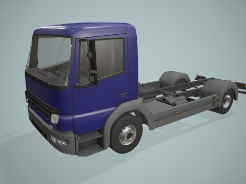 卡车底盘--401-- 3D 模型