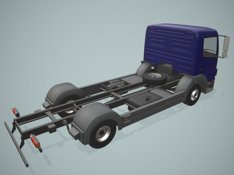 卡车底盘--401-- 3D 模型