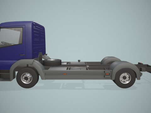 卡车底盘--401-- 3D 模型