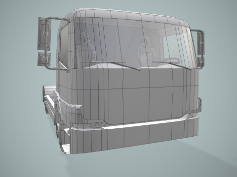 卡车底盘--401-- 3D 模型