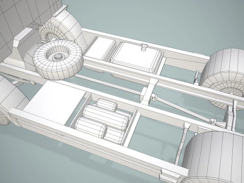 Truck Chassis --401-- 3D Model