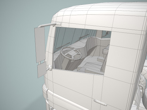 卡车底盘--401-- 3D 模型