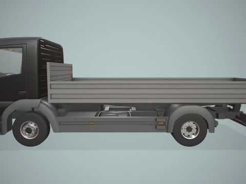 Dump Truck --402-- 3D Model