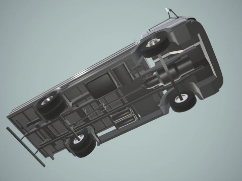 Dump Truck --402-- 3D Model