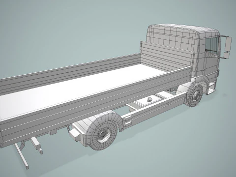 Dump Truck --402-- 3D Model