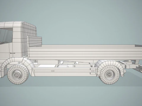 Dump Truck --402-- 3D Model