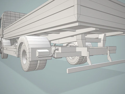 Dump Truck --402-- 3D Model