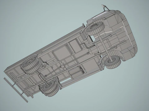 Dump Truck --402-- 3D Model