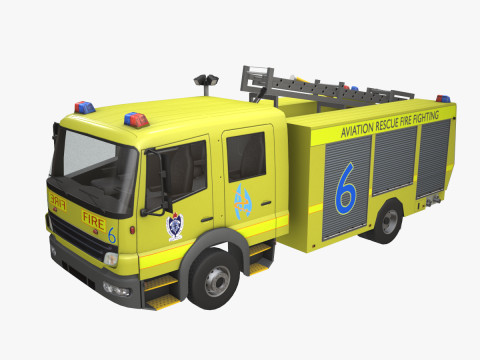 Camion de lutte contre l'incendie ARFF --403-- Modèle 3D