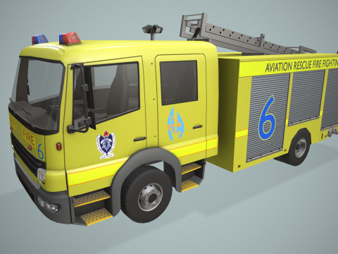 Truk Pemadam Kebakaran ARFF --403-- Model 3D