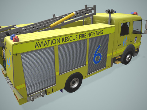 Truk Pemadam Kebakaran ARFF --403-- Model 3D