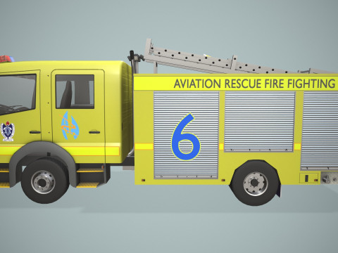 Truk Pemadam Kebakaran ARFF --403-- Model 3D