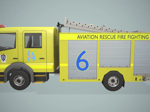 ARFF Fire Fighting Truck --403-- 3D Model