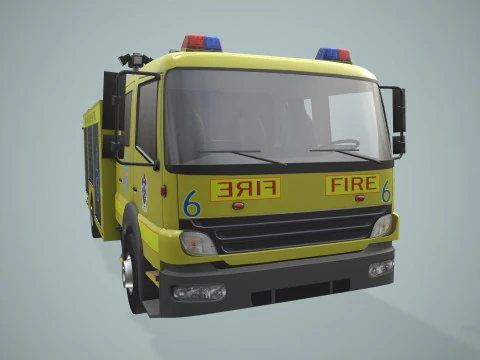 ARFF Fire Fighting Truck --403-- 3D Model