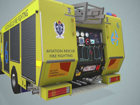 Truk Pemadam Kebakaran ARFF --403-- Model 3D