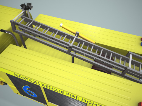 Truk Pemadam Kebakaran ARFF --403-- Model 3D