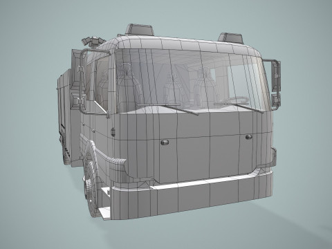 Truk Pemadam Kebakaran ARFF --403-- Model 3D