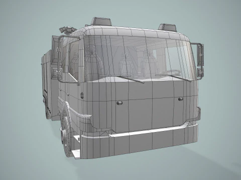 ARFF Fire Fighting Truck --403-- 3D Model