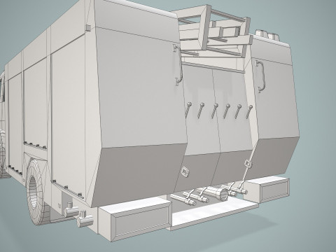 Truk Pemadam Kebakaran ARFF --403-- Model 3D