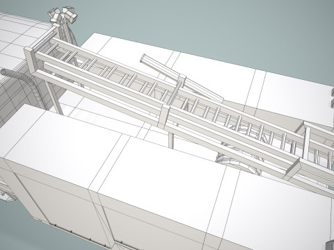 Truk Pemadam Kebakaran ARFF --403-- Model 3D