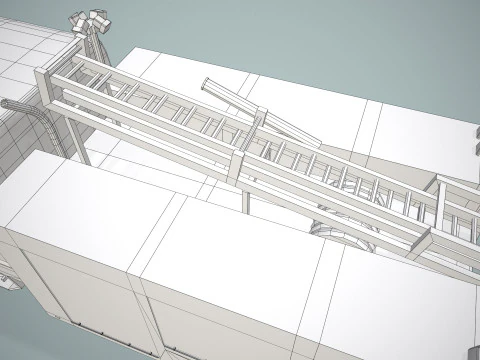 ARFF Fire Fighting Truck --403-- 3D Model