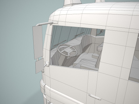 Truk Pemadam Kebakaran ARFF --403-- Model 3D